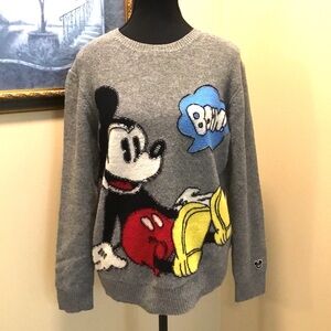 I.T Loves Mickey Vintage VERY RARE Mickey USA Lambswool Sweater